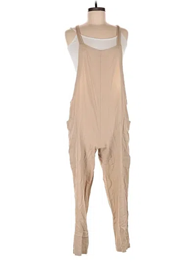 Pre-owned Forever 21 Jumpsuit In Tan