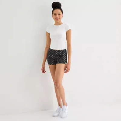 Forever 21 Juniors Womens Juniors Pull-on Short In Black