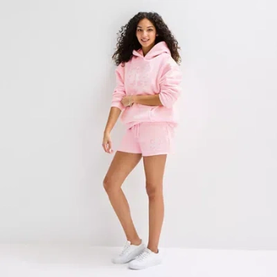 Forever 21 Juniors Womens Low Rise Juniors Pull-on Short In Pink