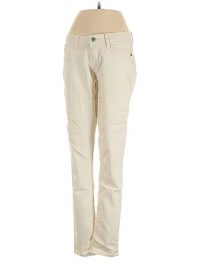 Pre-owned Forever 21 Khaki Pant In Ivory