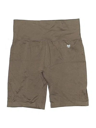 Pre-owned Forever 21 Khaki Shorts In Brown