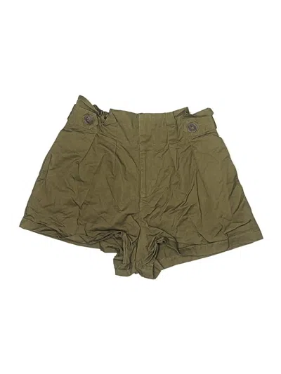 Pre-owned Forever 21 Khaki Shorts In Green