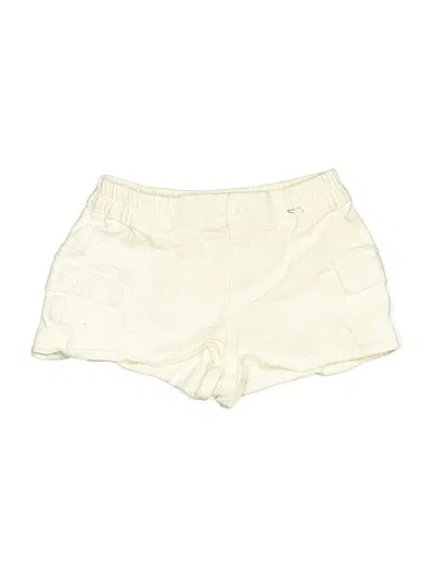 Pre-owned Forever 21 Khaki Shorts In White