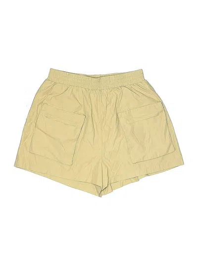 Pre-owned Forever 21 Khaki Shorts In Yellow
