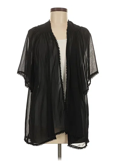 Pre-owned Forever 21 Kimono In Black