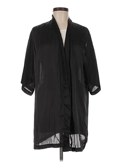Pre-owned Forever 21 Kimono In Black