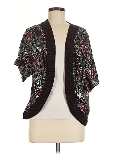 Pre-owned Forever 21 Kimono In Black