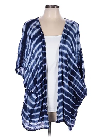 Pre-owned Forever 21 Kimono In Blue