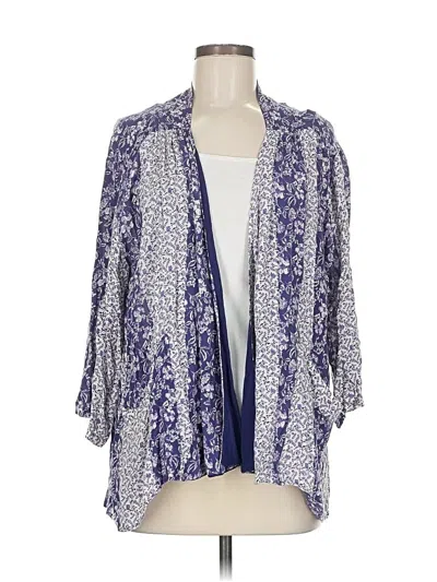 Pre-owned Forever 21 Kimono In Blue