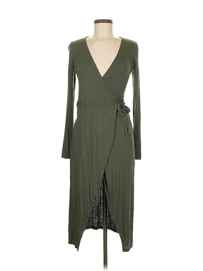 Pre-owned Forever 21 Kimono In Green