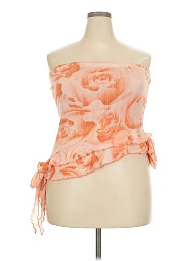Pre-owned Forever 21 Kimono In Orange