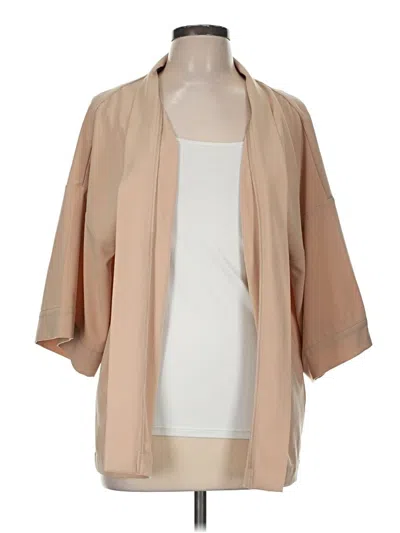 Pre-owned Forever 21 Kimono In Tan