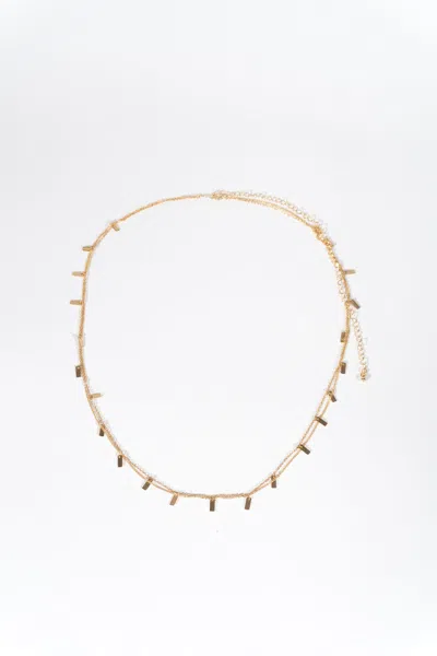 Forever 21 Layered Pendant Necklace In Gold