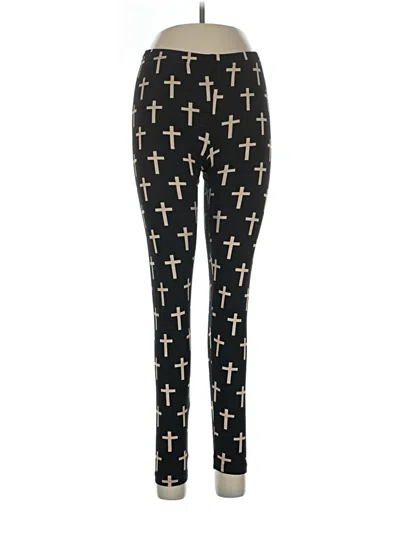Pre-owned Forever 21 Leggings In Black