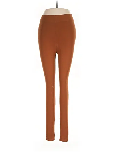 Pre-owned Forever 21 Leggings In Brown