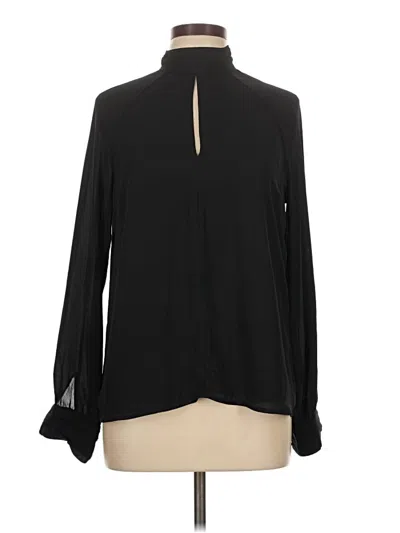 Pre-owned Forever 21 Long Sleeve Blouse In Black