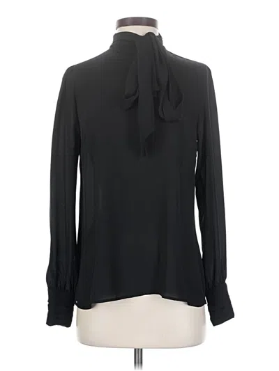 Pre-owned Forever 21 Long Sleeve Blouse In Black