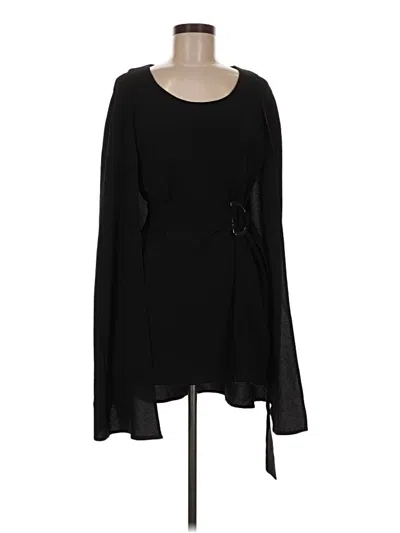 Pre-owned Forever 21 Long Sleeve Blouse In Black