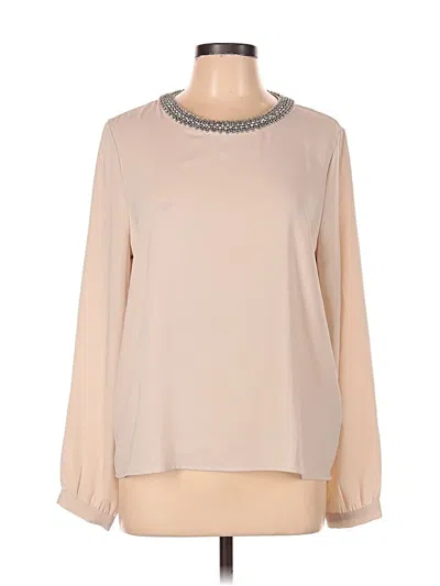 Pre-owned Forever 21 Long Sleeve Blouse In Brown