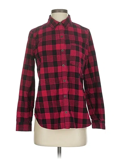 Pre-owned Forever 21 Long Sleeve Button Down Shirt In Pink