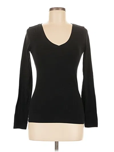 Pre-owned Forever 21 Long Sleeve T-shirt In Black