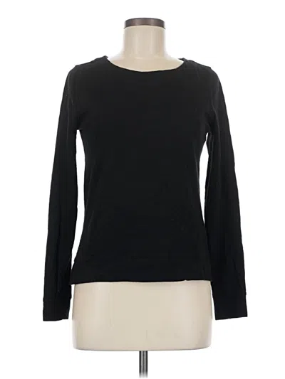 Pre-owned Forever 21 Long Sleeve T-shirt In Black