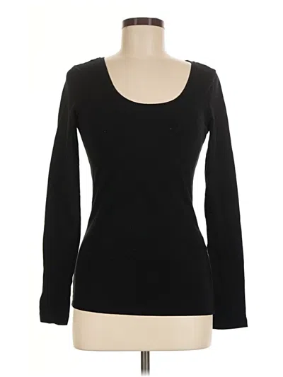 Pre-owned Forever 21 Long Sleeve T-shirt In Black