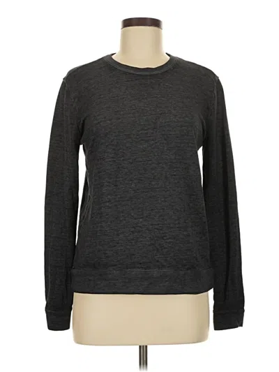 Pre-owned Forever 21 Long Sleeve T-shirt In Gray