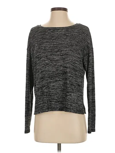 Pre-owned Forever 21 Long Sleeve T-shirt In Gray