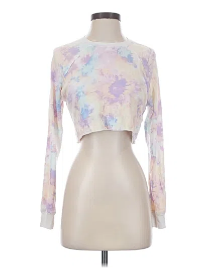 Pre-owned Forever 21 Long Sleeve T-shirt In Ivory