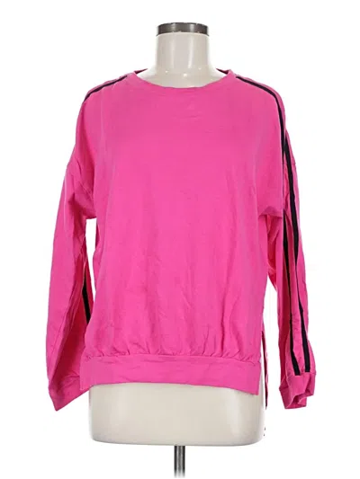 Pre-owned Forever 21 Long Sleeve T-shirt In Pink