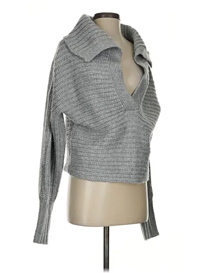 Pre-owned Forever 21 Long Sleeve Turtleneck In Gray