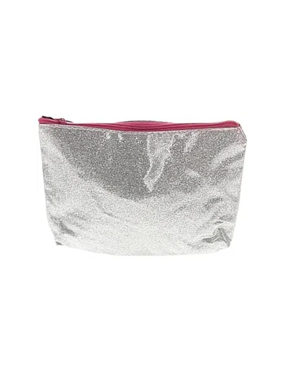 Pre-owned Forever 21 Makeup Bag In Silver
