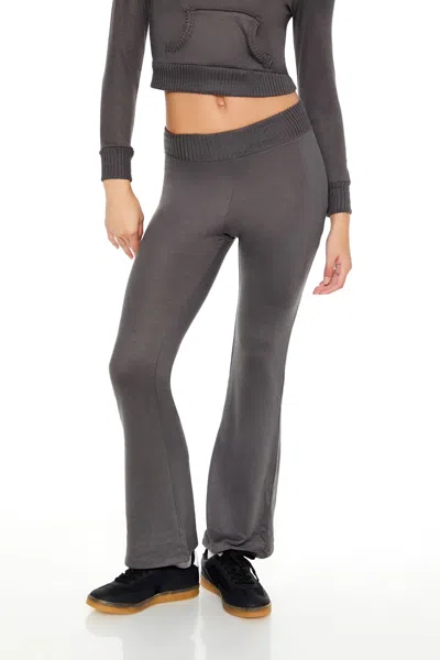 Forever 21 Mid-rise Straight-leg Pants In Black