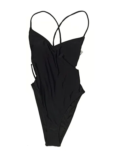 Pre-owned Forever 21 One Piece Swimsuit In Black