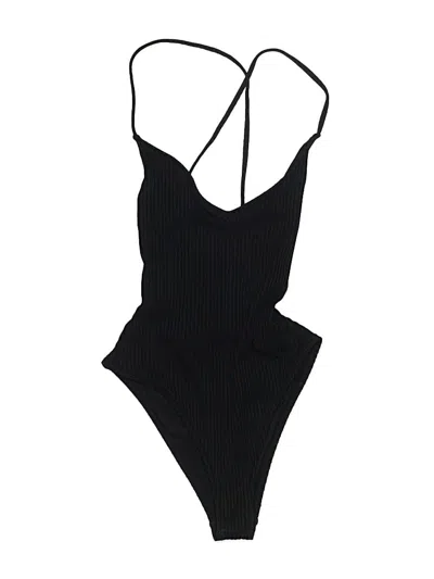 Pre-owned Forever 21 One Piece Swimsuit In Black