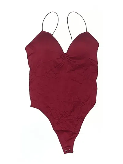 Pre-owned Forever 21 One Piece Swimsuit In Burgundy