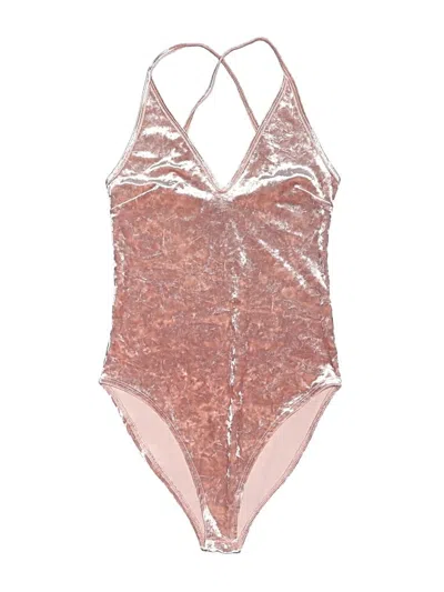 Pre-owned Forever 21 One Piece Swimsuit In Silver