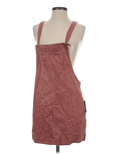 Pre-owned Forever 21 Overalls In Burgundy