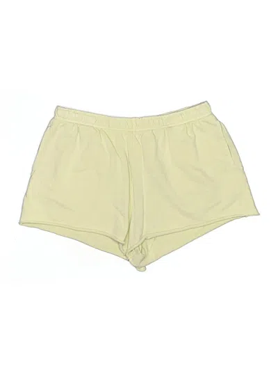 Pre-owned Forever 21 Plus Athletic Shorts In Yellow