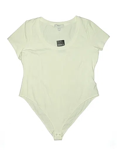 Pre-owned Forever 21 Plus Bodysuit In Green