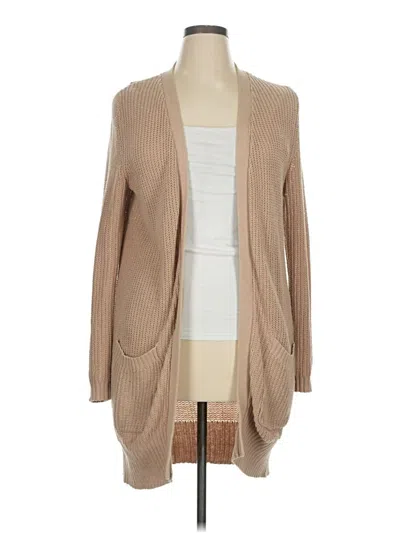 Pre-owned Forever 21 Plus Cardigan Sweater In Brown