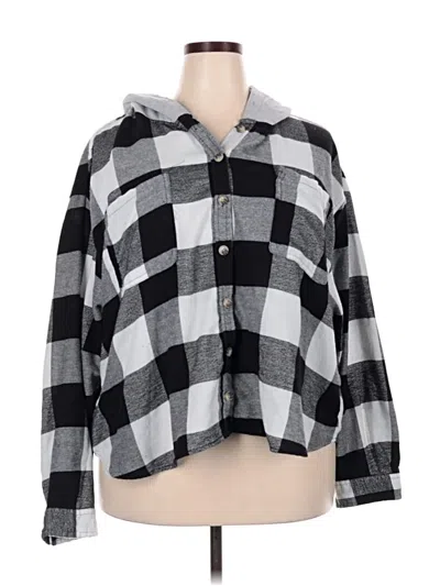 Pre-owned Forever 21 Plus Cardigan Sweater In Gray