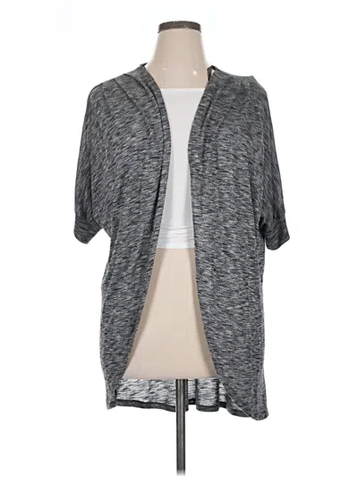 Pre-owned Forever 21 Plus Cardigan Sweater In Gray