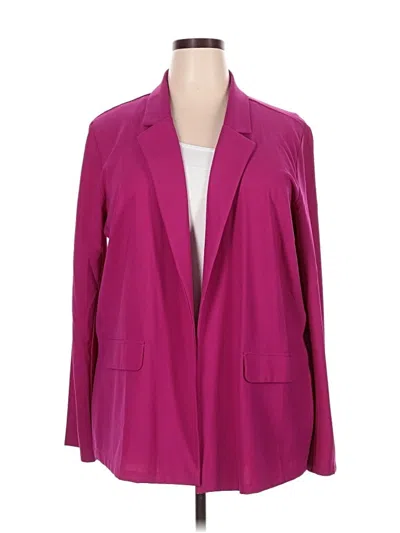 Pre-owned Forever 21 Plus Cardigan Sweater In Purple