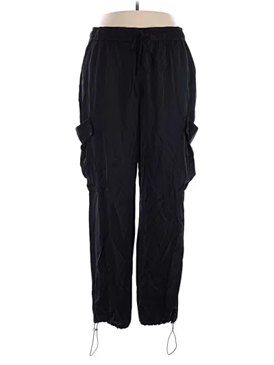 Pre-owned Forever 21 Plus Cargo Pants In Black
