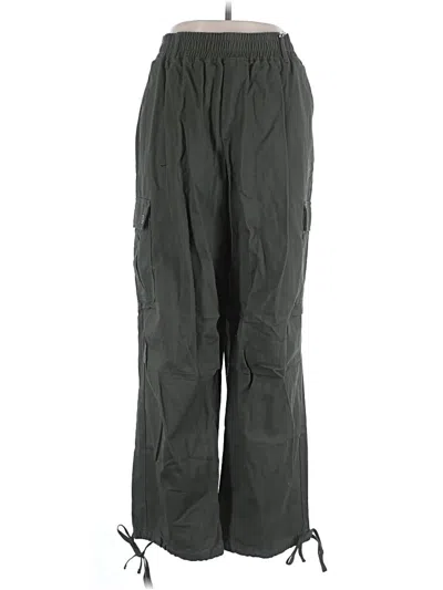 Pre-owned Forever 21 Plus Cargo Pants In Green