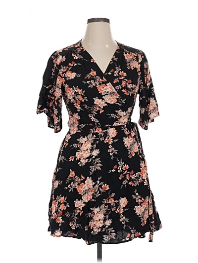Pre-owned Forever 21 Plus Casual Dress In Black
