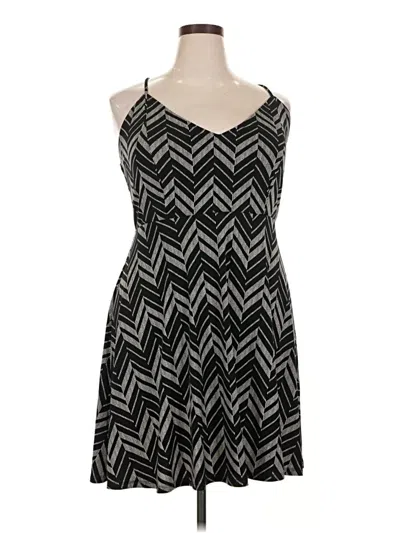Pre-owned Forever 21 Plus Casual Dress In Black