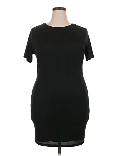 Pre-owned Forever 21 Plus Casual Dress In Black